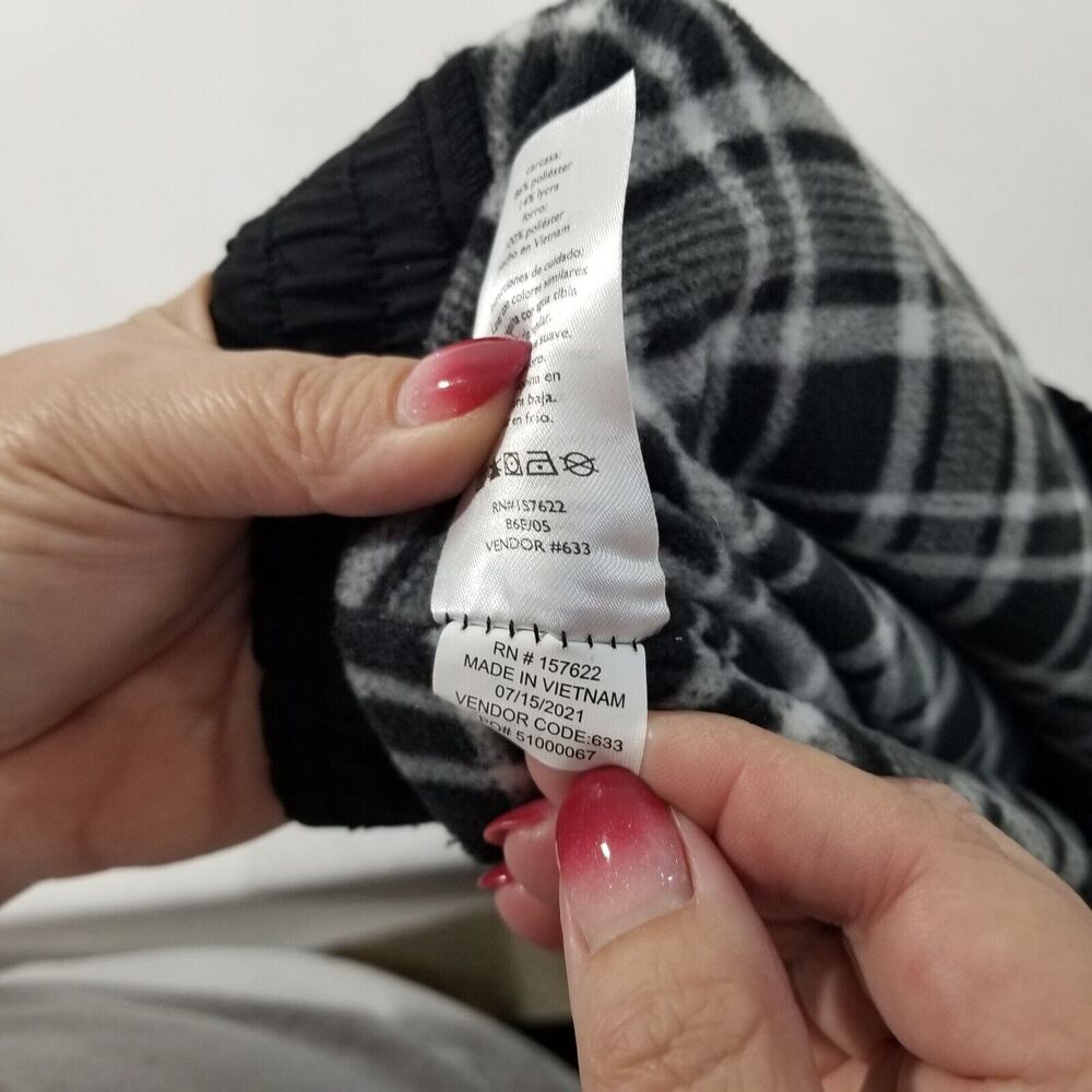 Eddie Bauer Polar Fleece Lined Pants Womens 14 XL Flexion Black Zippered Pockets - Picture 10 of 16